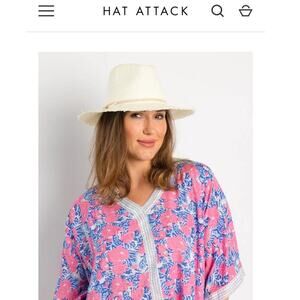 Hatattack Classic Travel Hat with fringe tan color